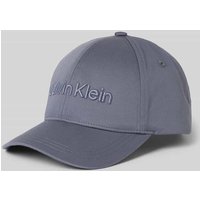 CK Calvin Klein Basecap mit Label-Stitching in Bleu, Größe 1 von CK Calvin Klein