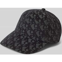 CK Calvin Klein Basecap mit Label-Strukturmuster in Black, Größe 1 von CK Calvin Klein