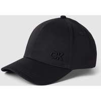 CK Calvin Klein Basecap mit Logo-Stitching in Black, Größe One Size von CK Calvin Klein