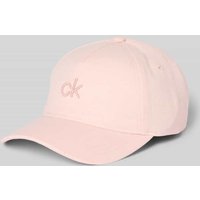 CK Calvin Klein Basecap aus Leinen-Mix in Rose, Größe 1 von CK Calvin Klein