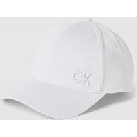 CK Calvin Klein Basecap mit Logo-Stitching in Weiss, Größe One Size von CK Calvin Klein