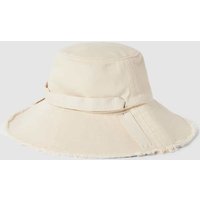 CK Calvin Klein Bucket Hat mit Logo-Streifen in Beige, Größe One Size von CK Calvin Klein