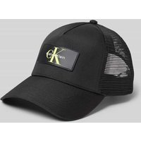 CK Calvin Klein Cap mit Label-Patch in Black, Größe 1 von CK Calvin Klein