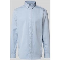CK Calvin Klein Comfort Fit Freizeithemd mit Button-Down-Kragen in Hellblau, Größe XL von CK Calvin Klein