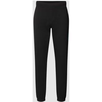 CK Calvin Klein Comfort Fit Sweatpants im unifarbenen Design in Black, Größe L von CK Calvin Klein