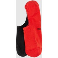 CK Calvin Klein Füßlinge im 2er-Pack mit Anti-Slip-System in Rot, Größe 43/46 von CK Calvin Klein