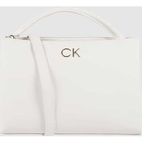 CK Calvin Klein Handtasche in Leder-Optik in Ecru, Größe One Size von CK Calvin Klein