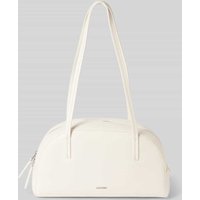 CK Calvin Klein Handtasche mit Label-Applikation Modell 'GLIDE' in Offwhite, Größe 1 von CK Calvin Klein