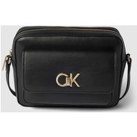 CK Calvin Klein Handtasche mit Label-Applikation Modell 'RE-LOCK' in Black, Größe One Size von CK Calvin Klein