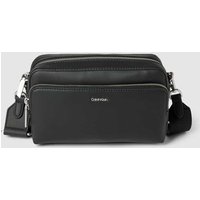 CK Calvin Klein Handtasche mit Label-Detail und verstellbarem Schulterriemen in Black, Größe One Size von CK Calvin Klein