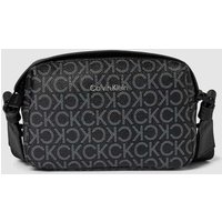 CK Calvin Klein Handtasche mit Logo-Muster und Schulterriemen in Black, Größe One Size von CK Calvin Klein