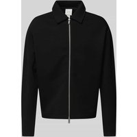 CK Calvin Klein Jacke mit Zweiwege-Reißverschluss Modell 'TECH INTERLOCK' in Black, Größe XXL von CK Calvin Klein