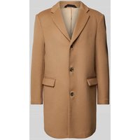 CK Calvin Klein Mantel mit Reverskragen in Camel, Größe M von CK Calvin Klein