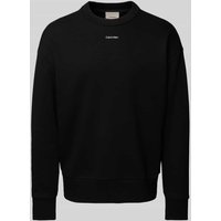 CK Calvin Klein Oversized Sweatshirt mit Label-Print in Black, Größe XXL von CK Calvin Klein