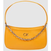 CK Calvin Klein Pochette in Leder-Optik in Orange, Größe One Size von CK Calvin Klein