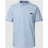 CK Calvin Klein Poloshirt in unifarbenem Design in Hellblau, Größe M von CK Calvin Klein