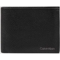 CK Calvin Klein Portemonnaie aus Leder - RFID-blocking in Black, Größe One Size von CK Calvin Klein