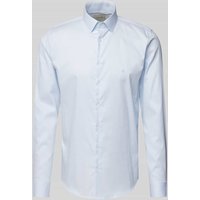 CK Calvin Klein Regular Fit Business-Hemd mit Kentkragen Modell 'Bari' in Bleu, Größe 41 von CK Calvin Klein