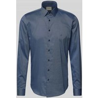 CK Calvin Klein Regular Fit Business-Hemd mit Kentkragen Modell 'Bari' in Marine, Größe 41 von CK Calvin Klein