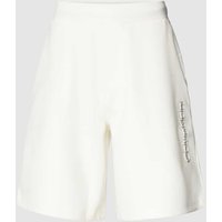 CK Calvin Klein Regular Fit Sweatshorts im unifarbenen Design in Offwhite, Größe XXL von CK Calvin Klein