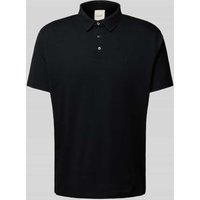 CK Calvin Klein Relaxed Fit Poloshirt mit Logo-Stitching Modell 'SUPIMA' in Black, Größe XL von CK Calvin Klein