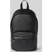 CK Calvin Klein Rucksack mit Logo-Print Modell 'Raised' in Black, Größe 1 von CK Calvin Klein