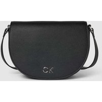 CK Calvin Klein Saddle Bag mit Label-Detail in Black, Größe One Size von CK Calvin Klein