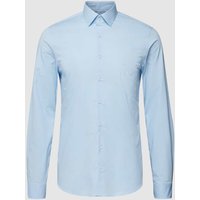 CK Calvin Klein Slim Fit Business-Hemd mit Kentkragen Modell 'Bari' in Bleu, Größe 38 von CK Calvin Klein