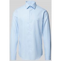 CK Calvin Klein Slim Fit Business-Hemd mit Knopfleiste Modell 'Bari' in Bleu, Größe 40 von CK Calvin Klein