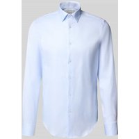 CK Calvin Klein Slim Fit Business-Hemd mit Knopfleiste Modell 'Harrison' in Bleu, Größe 39 von CK Calvin Klein
