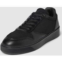 CK Calvin Klein Sneaker aus Leder mit Label-Print in Black, Größe 42 von CK Calvin Klein