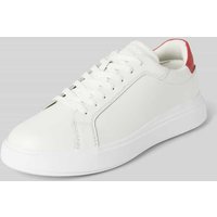 CK Calvin Klein Sneaker mit Schnürung in unifarbenem Design in Weiss, Größe 41 von CK Calvin Klein