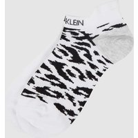 CK Calvin Klein Sneakersocken aus Viskosemischung im 2er-Pack in Weiss, Größe One Size von CK Calvin Klein