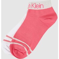 CK Calvin Klein Sneakersocken im 2er-Pack in Pink, Größe 37/41 von CK Calvin Klein