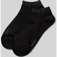 CK Calvin Klein Sneakersocken mit Label-Detail im 2er-Pack in Black, Größe 39-42 von CK Calvin Klein