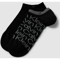 CK Calvin Klein Sneakersocken mit Label-Detail im 2er-Pack in Black, Größe 43/46 von CK Calvin Klein