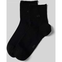 CK Calvin Klein Socken mit Label-Detail im 2er-Pack in Black, Größe 39-42 CK Calvin Klein Socken mit Label-Detail im 2er-Pack in Black, Größe 39-42 von CK Calvin Klein