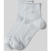 CK Calvin Klein Socken mit Label-Detail im 2er-Pack in Hellblau, Größe 39-42 CK Calvin Klein Socken mit Label-Detail im 2er-Pack in Hellblau, Größe 39-42 von CK Calvin Klein