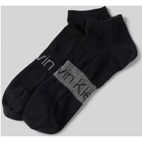 CK Calvin Klein Socken mit Label-Print im 2er-Pack in Black, Größe 39-42 von CK Calvin Klein
