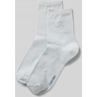 CK Calvin Klein Socken mit Label-Print im 2er-Pack in Hellblau, Größe 35-38 CK Calvin Klein Socken mit Label-Print im 2er-Pack in Hellblau, Größe 35-38 von CK Calvin Klein