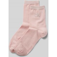CK Calvin Klein Socken mit Label-Print im 2er-Pack in Rosa, Größe 39-42 CK Calvin Klein Socken mit Label-Print im 2er-Pack in Rosa, Größe 39-42 von CK Calvin Klein