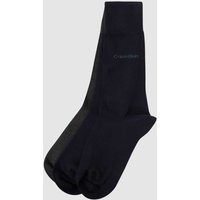 CK Calvin Klein Socken mit Stretch-Anteil im 3er-Pack in Dunkelgrau Melange, Größe 40/46 von CK Calvin Klein