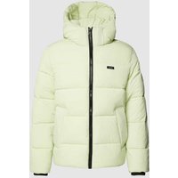 CK Calvin Klein Steppjacke mit Label-Patch in Neon Gruen, Größe S von CK Calvin Klein