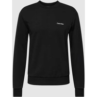 CK Calvin Klein Sweatshirt mit Logo-Detail in Black, Größe S von CK Calvin Klein