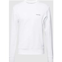 CK Calvin Klein Sweatshirt mit Logo-Detail in Weiss, Größe M von CK Calvin Klein
