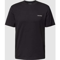 CK Calvin Klein T-Shirt aus reiner Baumwolle in Black, Größe L von CK Calvin Klein