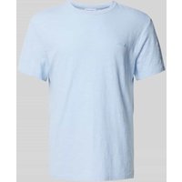 CK Calvin Klein T-Shirt mit Label-Badge in Hellblau, Größe XL von CK Calvin Klein