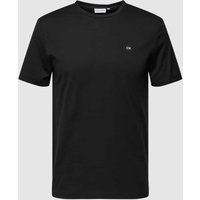 CK Calvin Klein T-Shirt mit Label-Detail in Black, Größe S von CK Calvin Klein