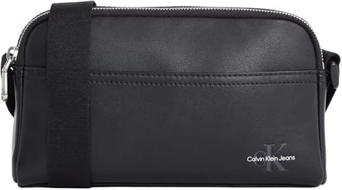 Calvin Klein Herren Umhängetasche Mono Logo Camera Bag Klein, Schwarz (Black), Einheitsgröße von Calvin Klein