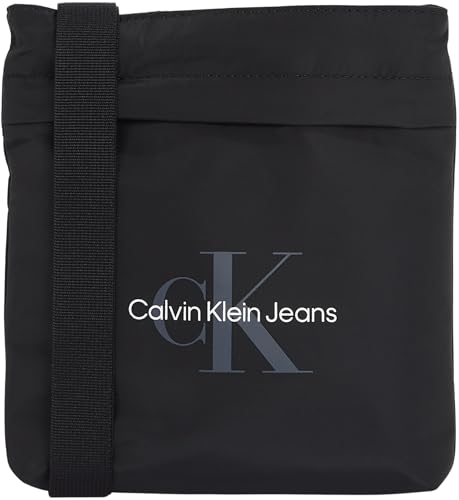 Calvin Klein Herren Umhängetasche Sport Essentials Flatpack mit Logo, Schwarz (Na Black), Einheitsgröße von Calvin Klein